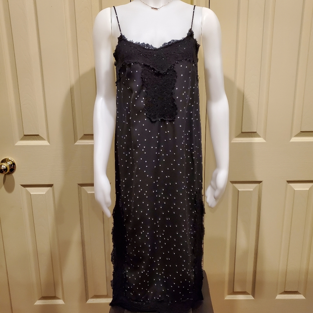 Strut and Bolt Polkadot Dress Black Sz Small
